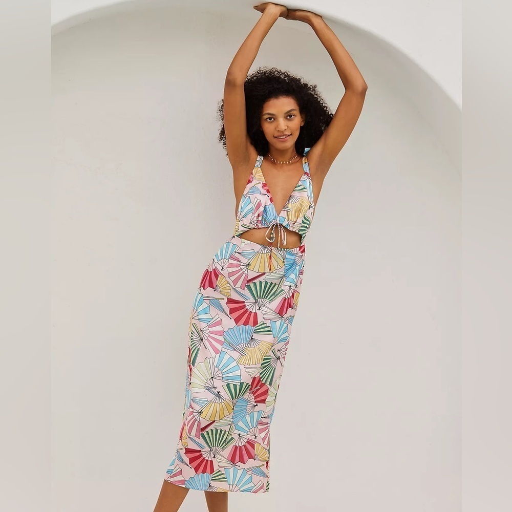NWT Lobo Rosa Mariana Cutout Dress by Anthropologie